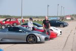 At the track Parade Laps